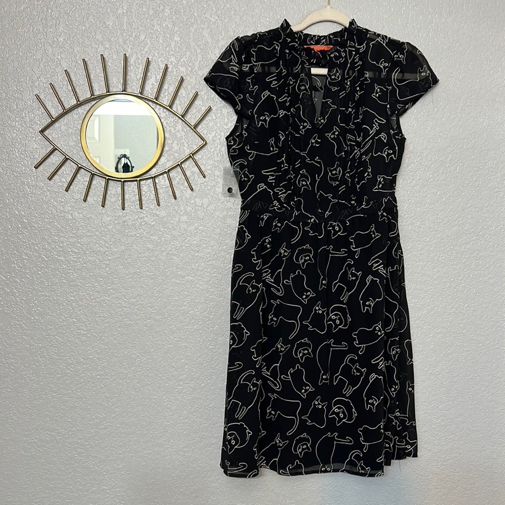 ModCloth black cat dress